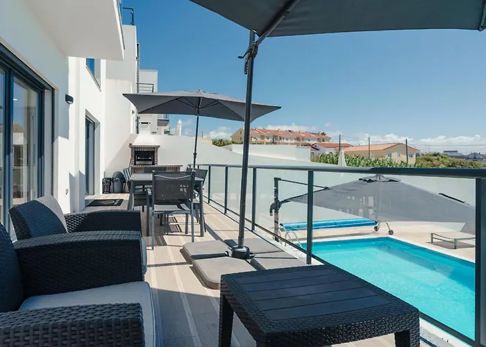 Bela Vista With Sea View, Jacuzzi&private Pool Villa Lourinhã